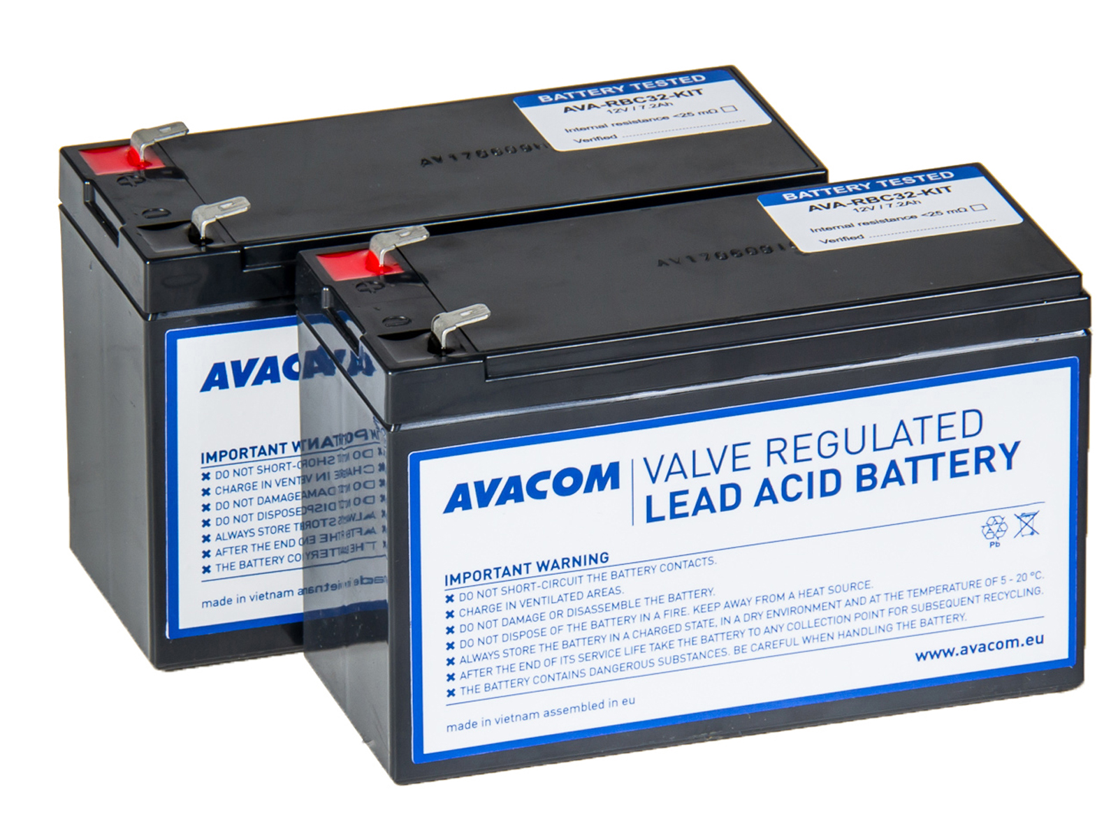 Avacom RBC32 bateriový kit pro renovaci (2ks baterií) - náhrada za APC