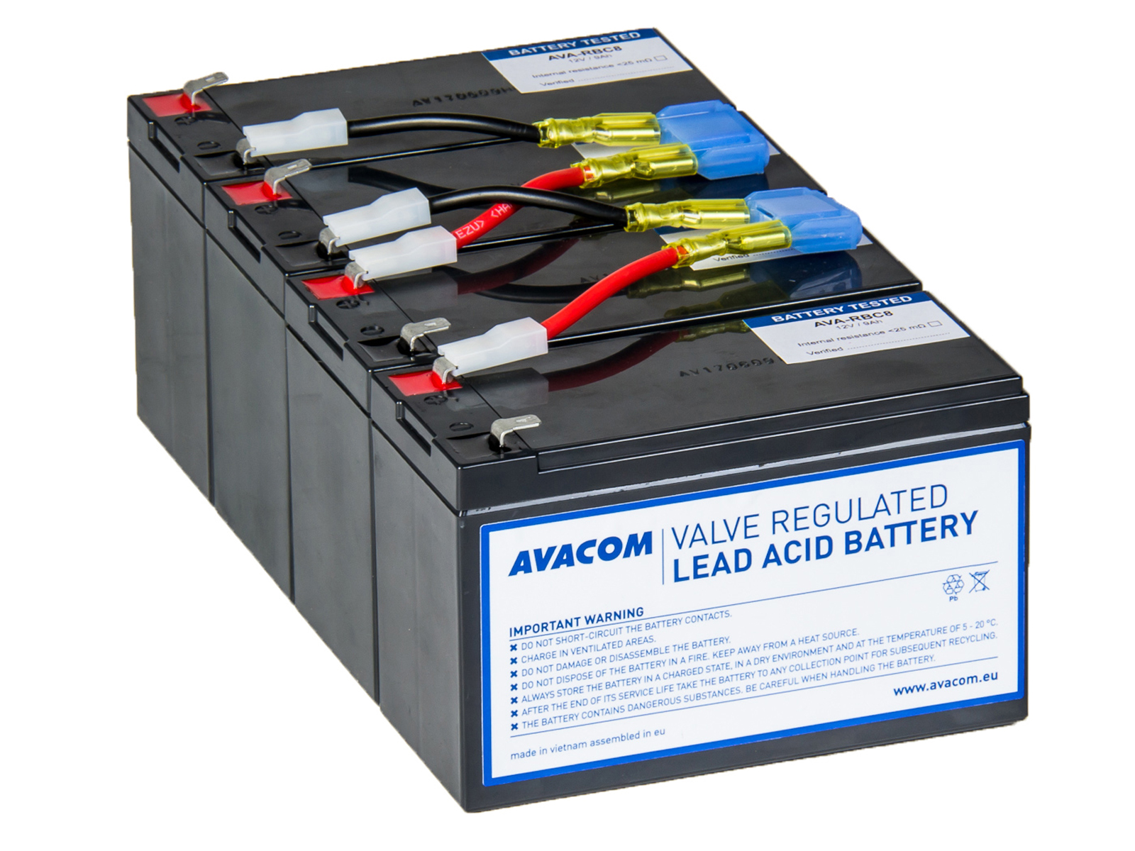 Avacom RBC8 - baterie pro UPS, náhrada za APC