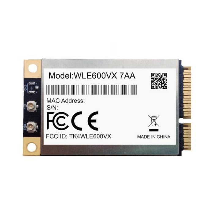 Compex WLE600VX miniPCI-e, 802.11a/b/g/n/ac, 2.4 a 5GHz, 2x u.Fl