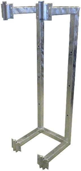 Držák příhradového stožáru na zed 130cm dvojitý odsazení 40cm