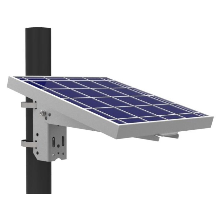 Držák pro MALÉ solární panely na stěnu i na stožár