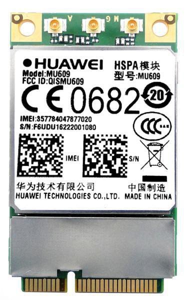 Huawei MU609 Mini PCI Express, 3G modem
