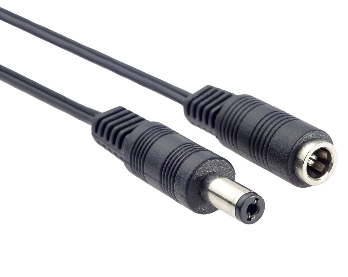 PremiumCord Prodlužovací kabel 1,5m napájecího konektoru 5,5/2,5mm