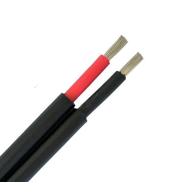 Solární kabel MHPower PV1-F 2x 6mm2, 1kV, černý, dvojitý, 100m balení