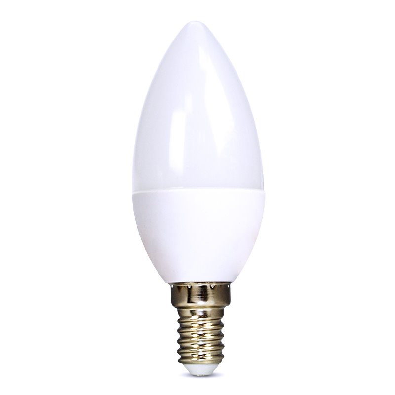Solight LED žárovka WZ409-1, svíčka, 6W, E14, 3000K, 510lm