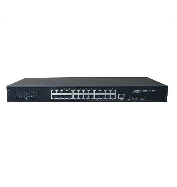 ADEX ADS224GRP-1PO-2F-RM Reverzní PoE Switch 24x Gbit Port, 2xSFP, Web Managed, Metal