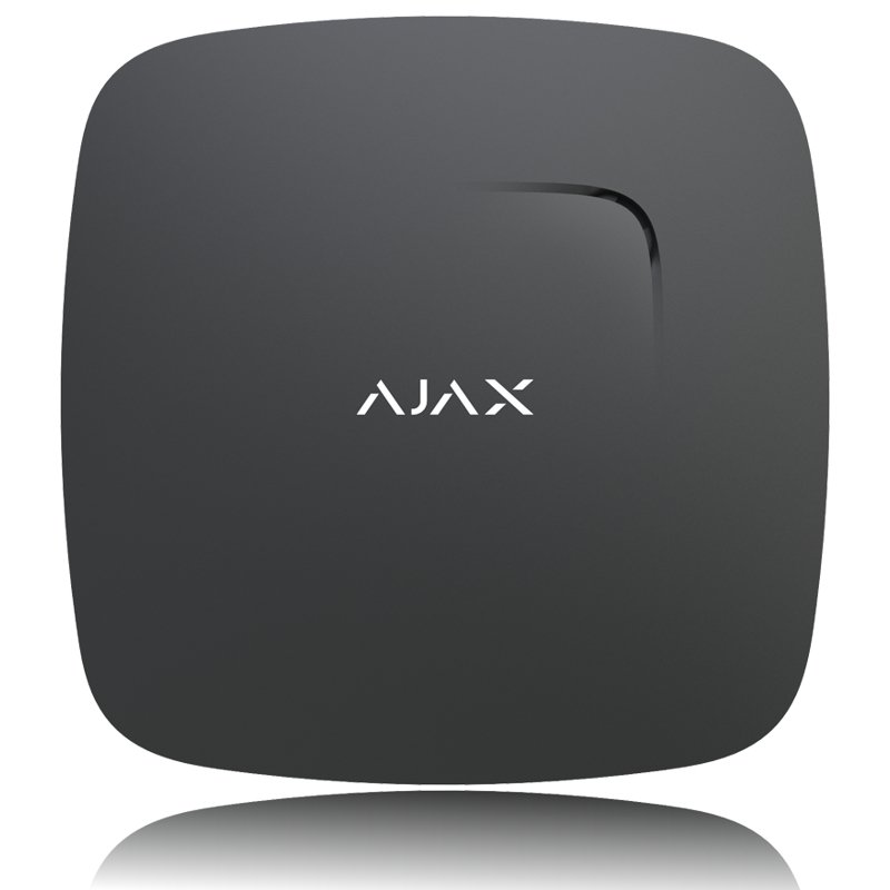 Ajax FireProtect black, detektor kouře