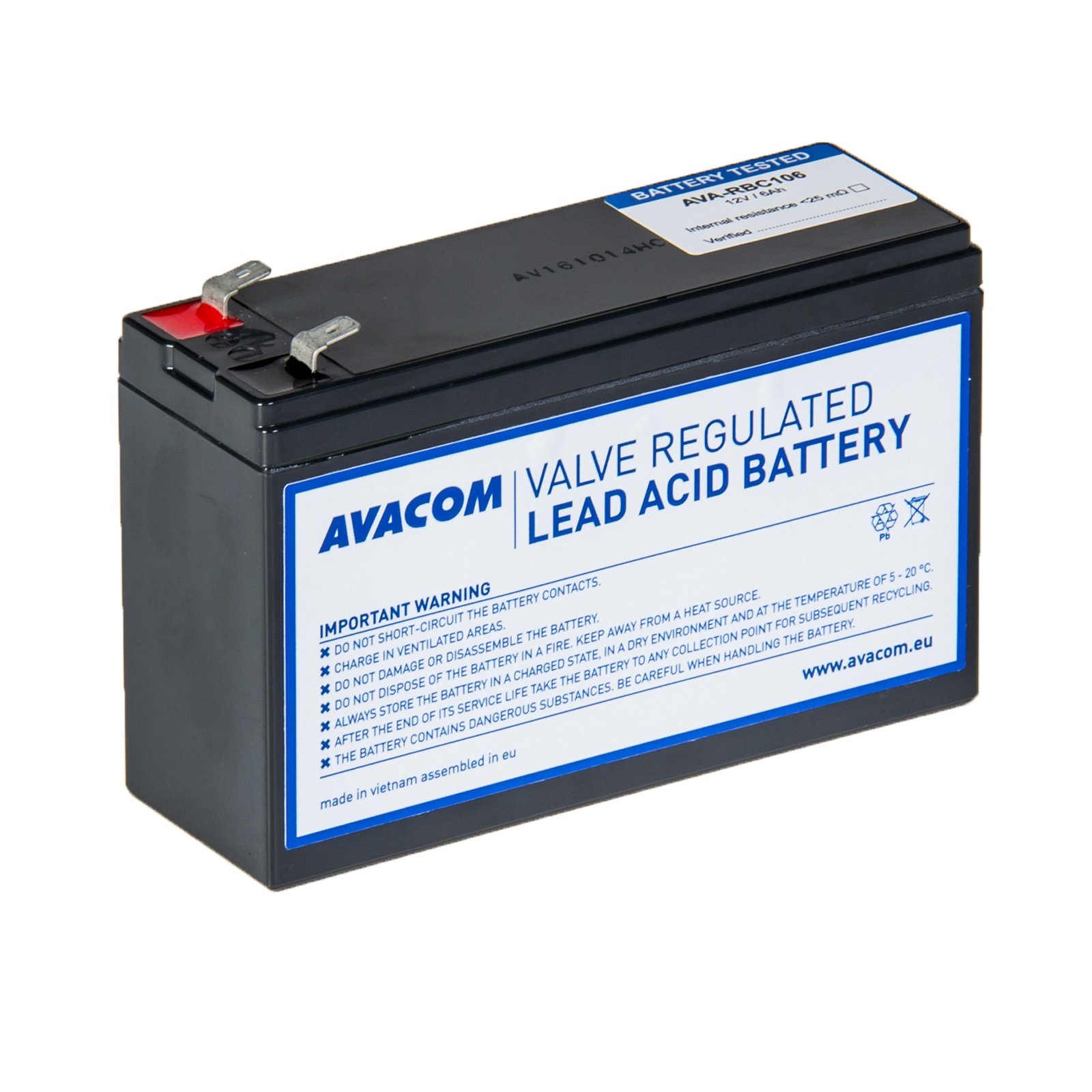 Avacom RBC106 - baterie pro UPS, náhrada za APC