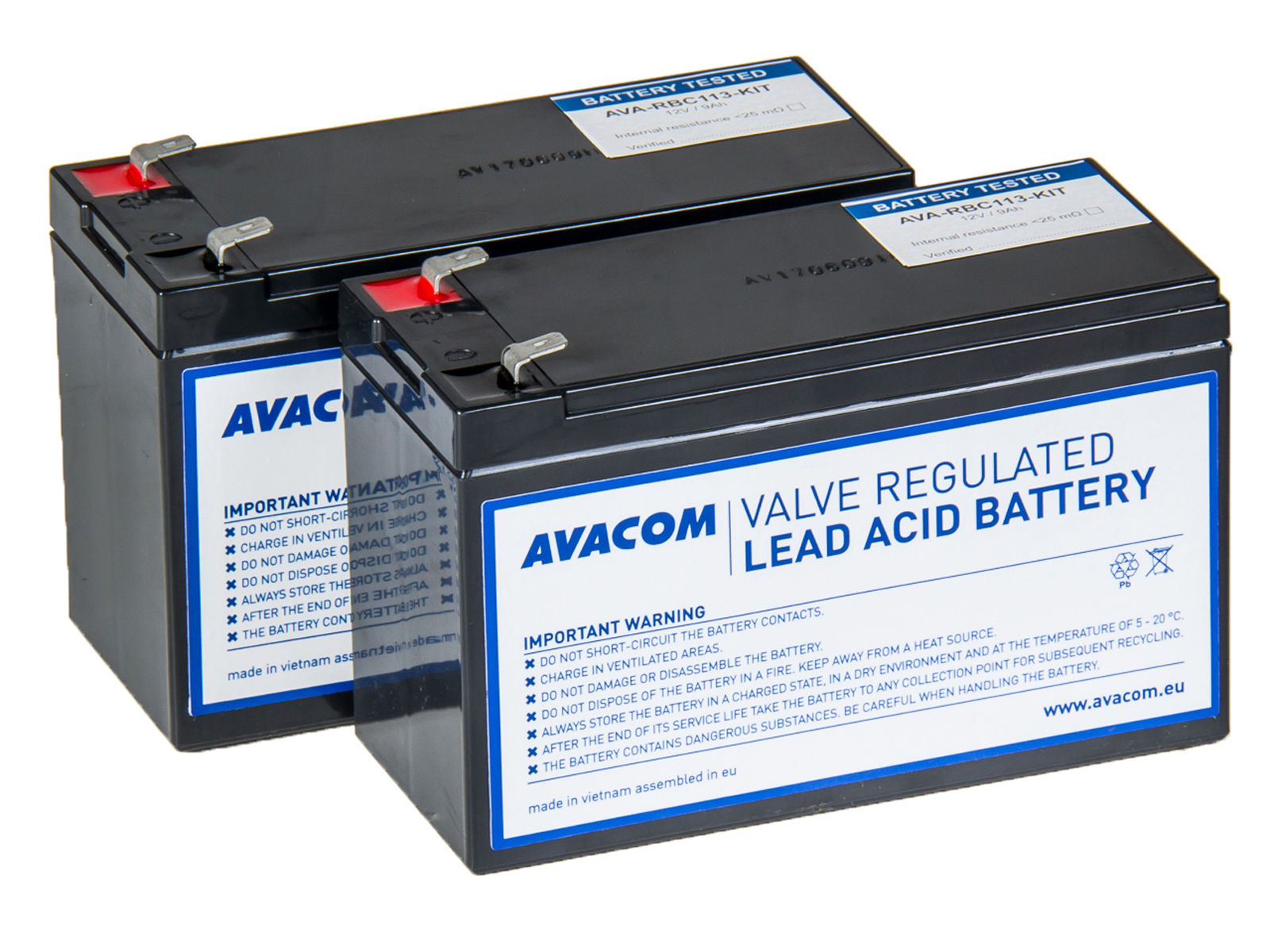 Avacom RBC113 bateriový kit pro renovaci (2ks baterií) - náhrada za APC
