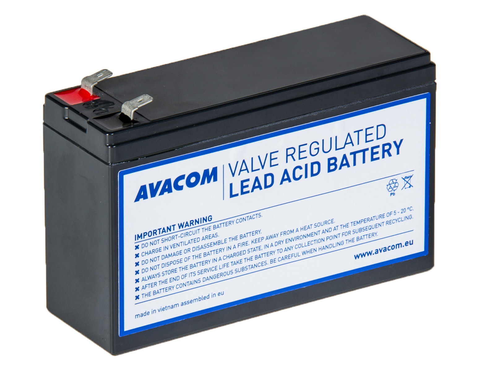 Avacom RBC125 - baterie pro UPS, náhrada za APC