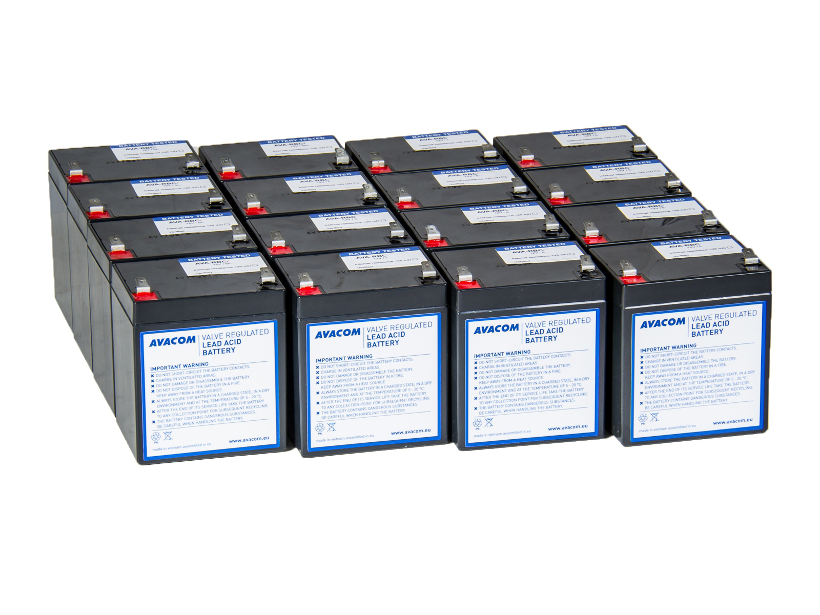 Avacom RBC140 bateriový kit pro renovaci (16ks baterií) - náhrada za APC