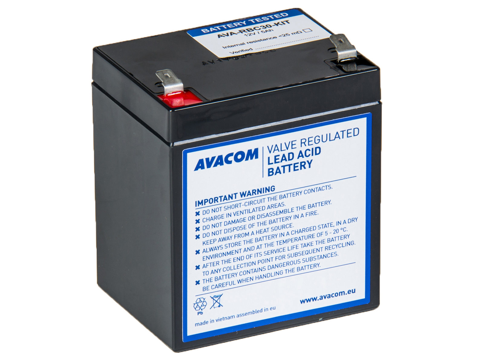 Avacom RBC30 bateriový kit pro renovaci (1ks baterií) - náhrada za APC