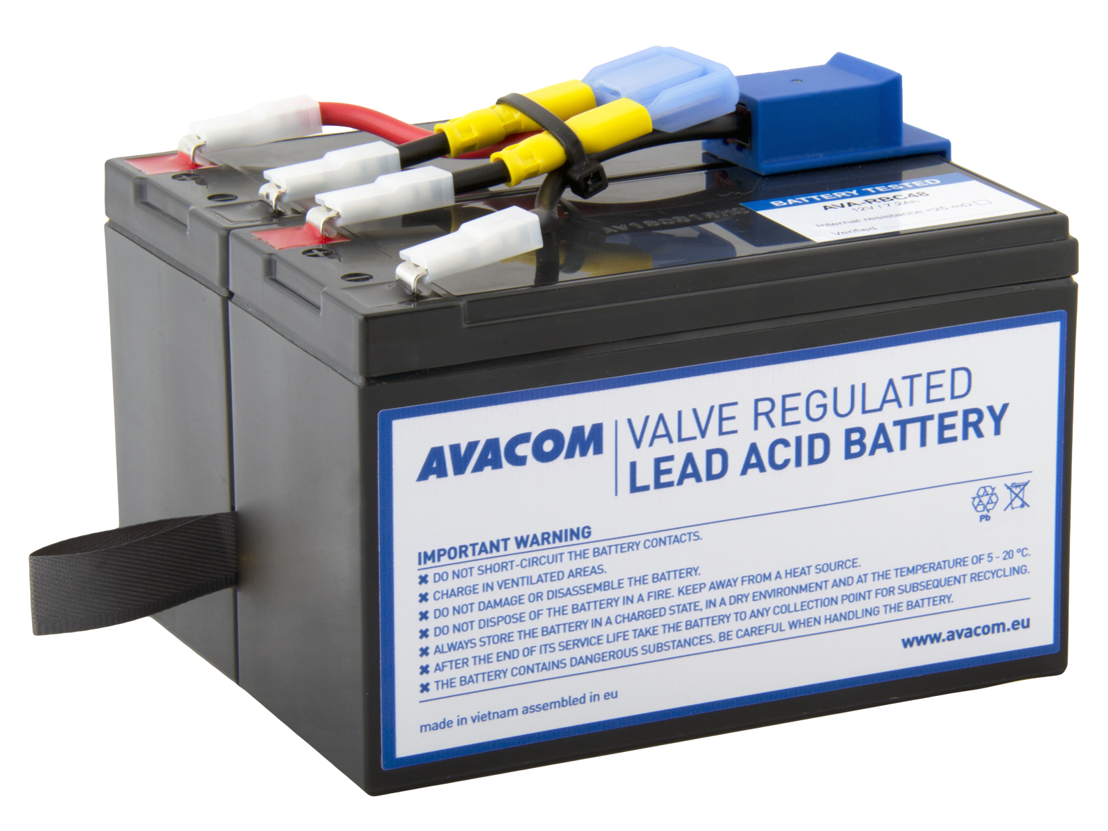 Avacom RBC48 - baterie pro UPS, náhrada za APC