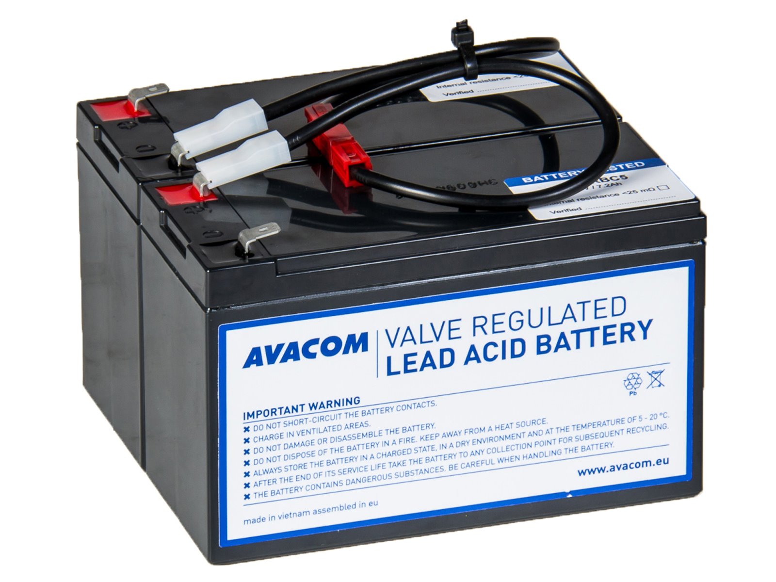 Avacom RBC5 - baterie pro UPS, náhrada za APC