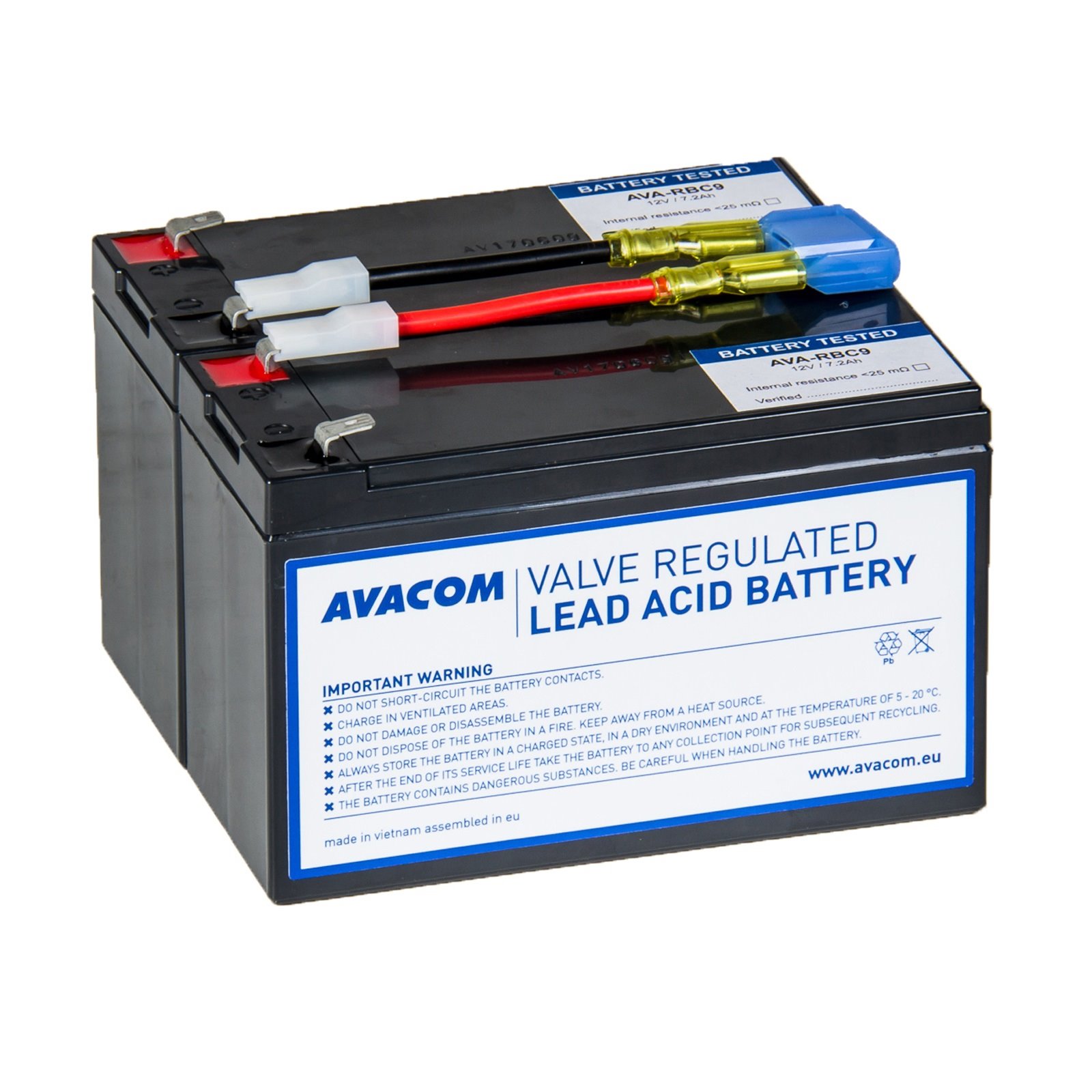 Avacom RBC9 - baterie pro UPS, náhrada za APC