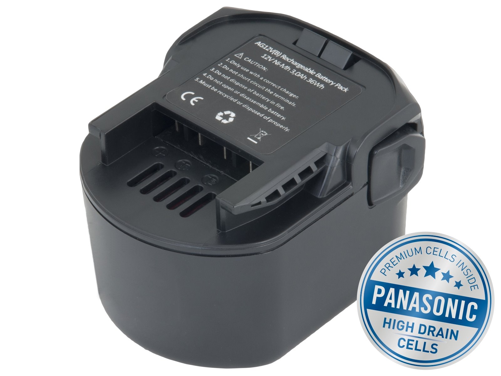 Baterie AVACOM pro AEG B1220 R Ni-MH 12V 3000mAh, články PANASONIC