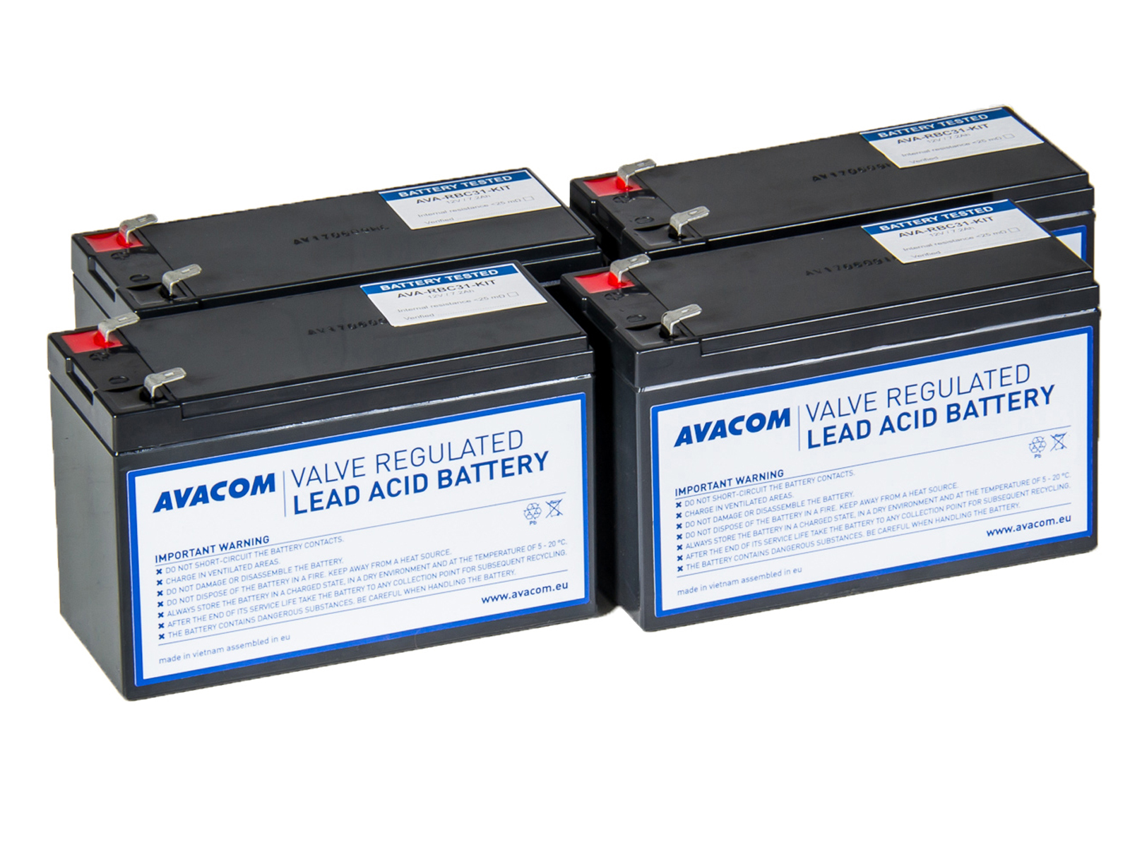 Baterie Avacom RBC31 bateriový kit pro renovaci (pouze akumulátor, 4ks)  - neoriginální