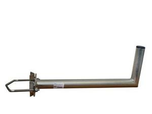 Držák na stožár 50cm, p.42mm - 1x vinkl, R100mm, přísl.