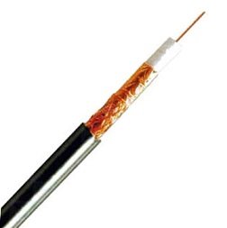 Belden H125 Cu PE - Koaxiální kabel (100m), černý