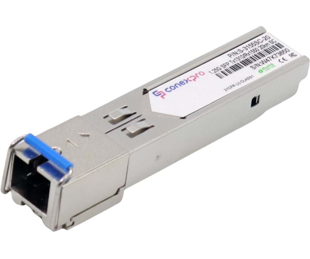 Conexpro 1.25G SFP optický modul, WDM/BiDi, SM, Tx1310/Rx1550nm, 20km, 1x SC, DDM