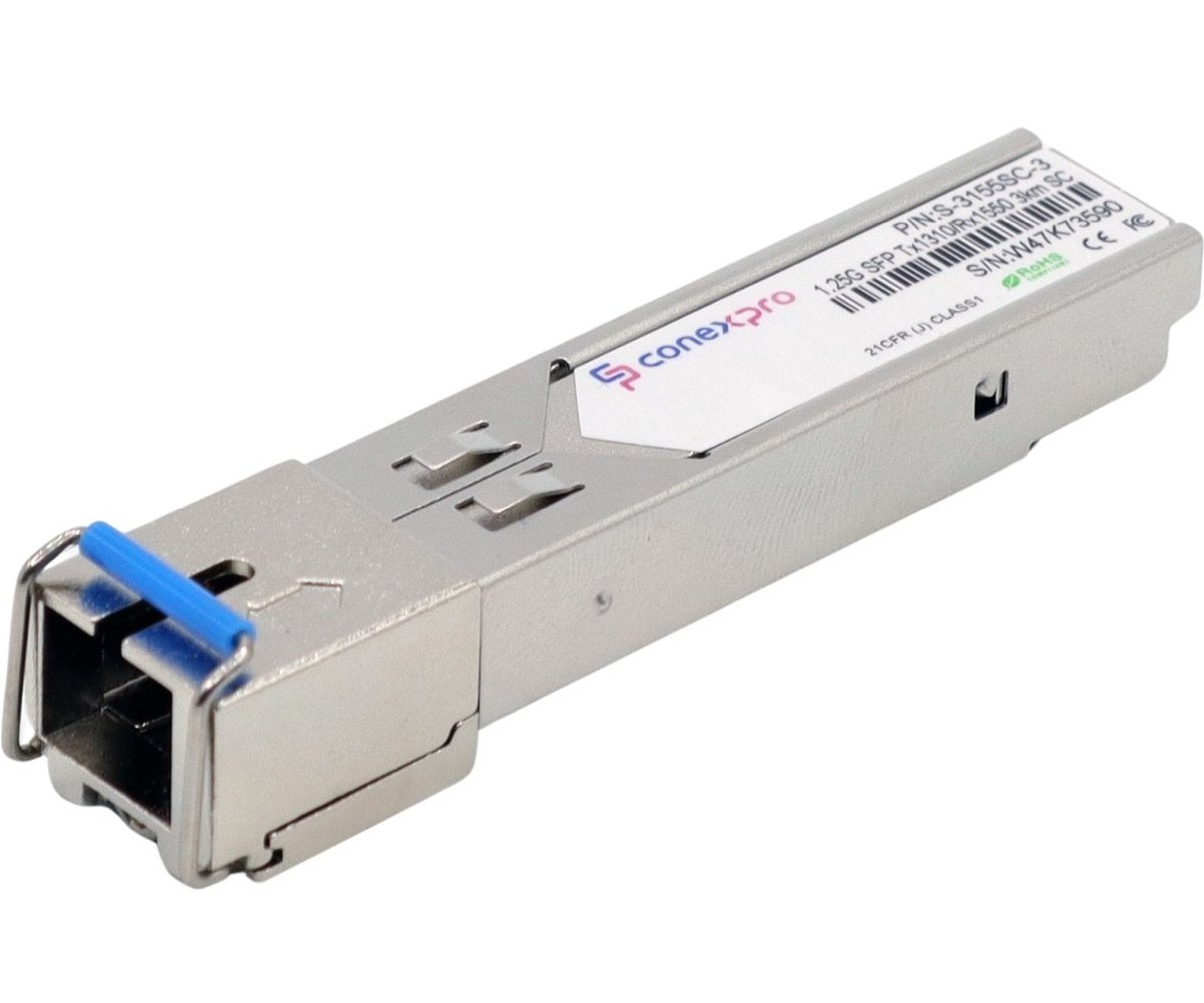 Conexpro 1.25G SFP optický modul, WDM/BiDi, SM, Tx1310/Rx1550nm, 3km, 1x SC, DDM