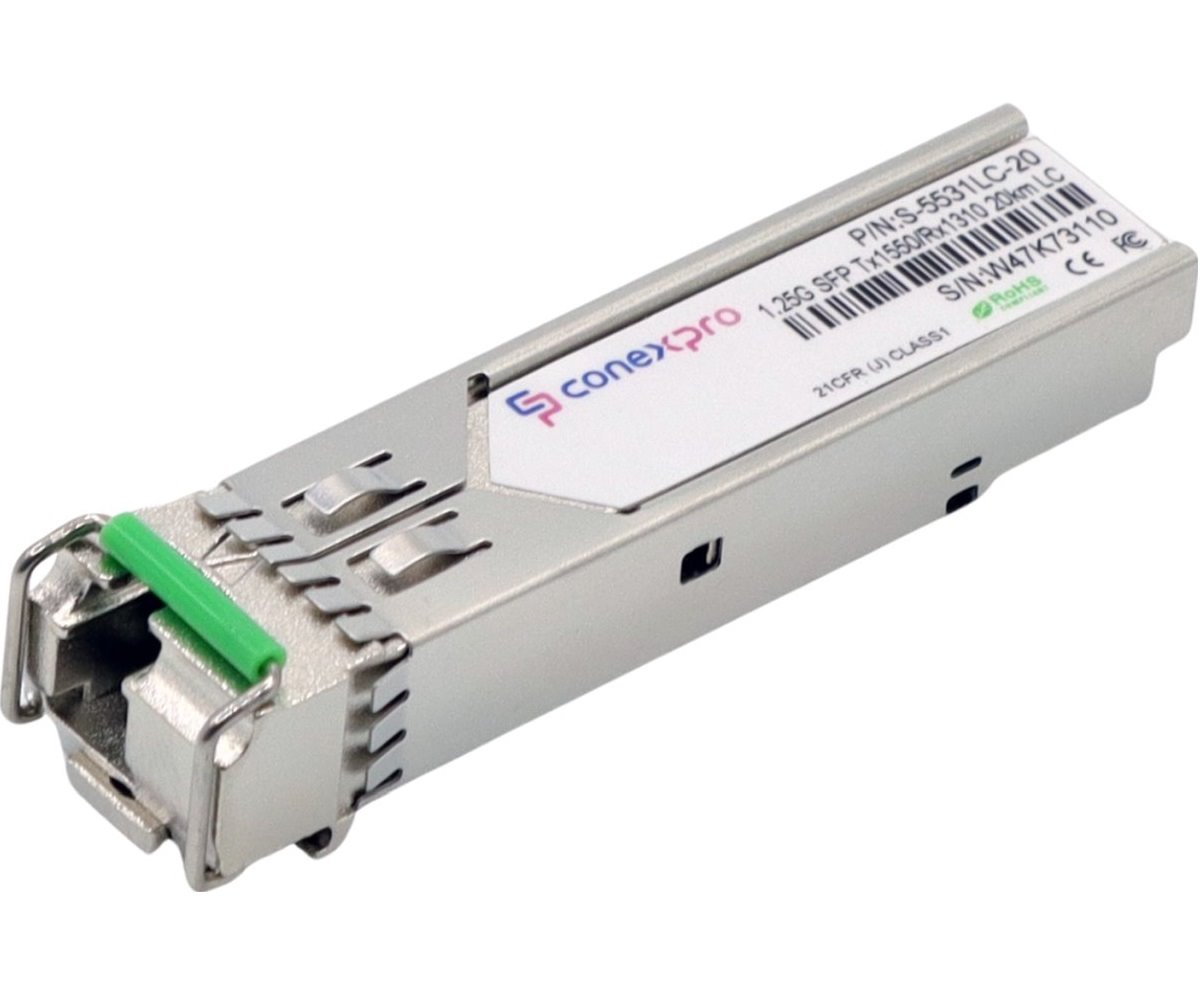 Conexpro 1.25G SFP optický modul, WDM/BiDi, SM, Tx1550/Rx1310nm, 20km, 1x LC, DDM