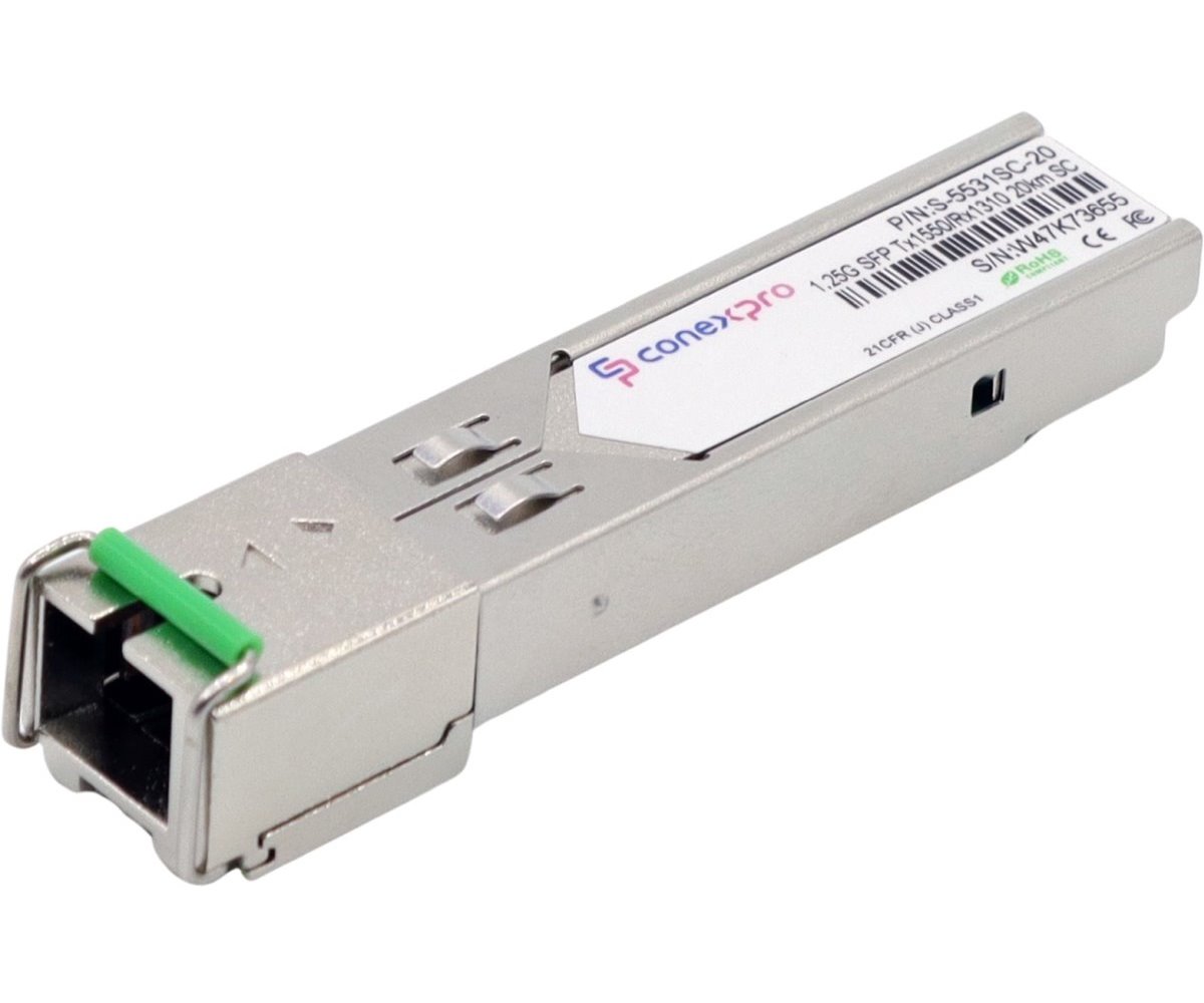 Conexpro 1.25G SFP optický modul, WDM/BiDi, SM, Tx1550/Rx1310nm, 20km, 1x SC, DDM