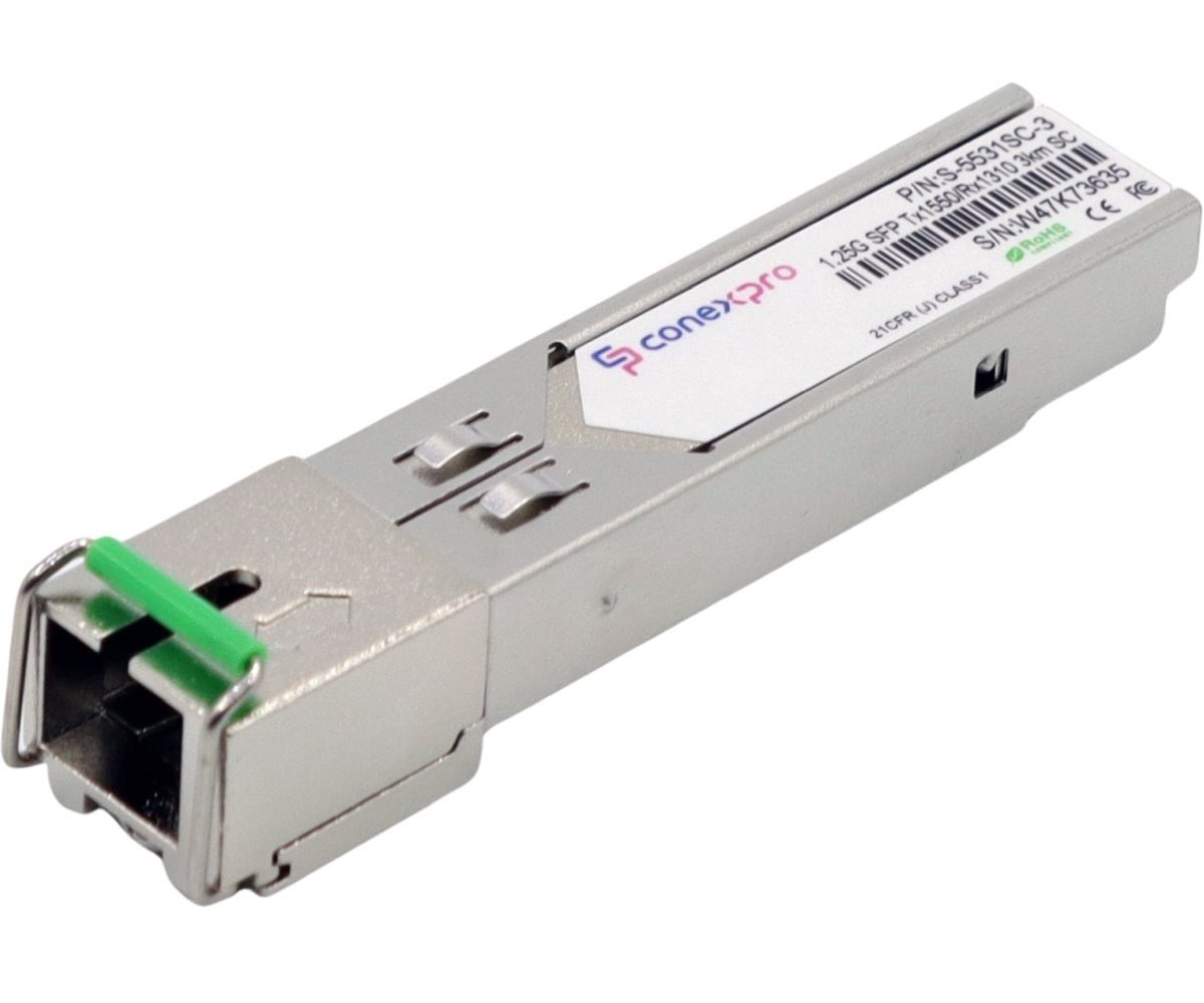 Conexpro 1.25G SFP optický modul, WDM/BiDi, SM, Tx1550/Rx1310nm, 3km, 1x SC, DDM