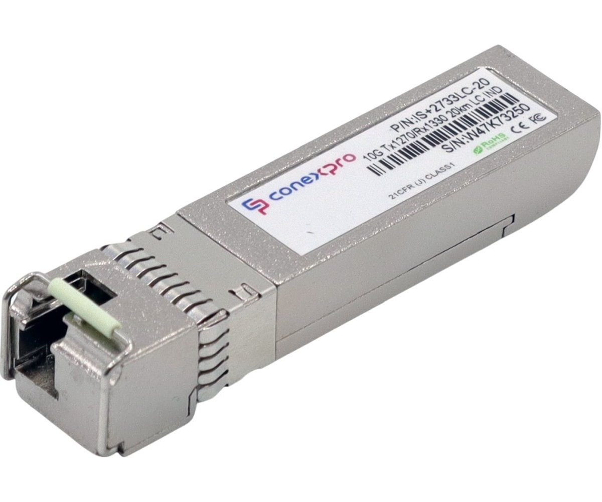 Conexpro 10G SFP+ průmyslový optický modul, WDM/BiDi, SM, Tx1270/Rx1330nm, 20km, 1x LC, DDM