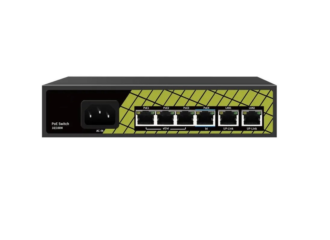 Conexpro GNT-P9206EA, PoE switch, 6x LAN, 4x PoE