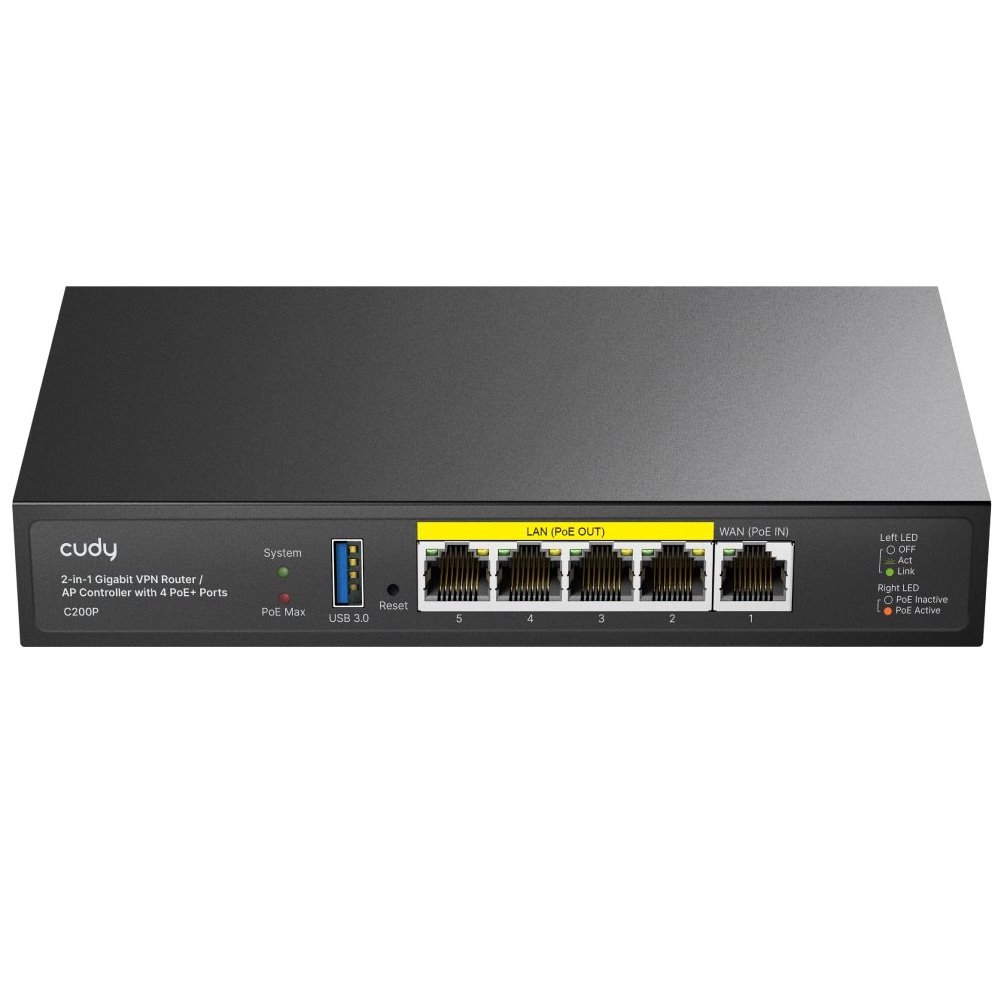 Cudy C200P 2-IN-1 SMB Router / AP Controller