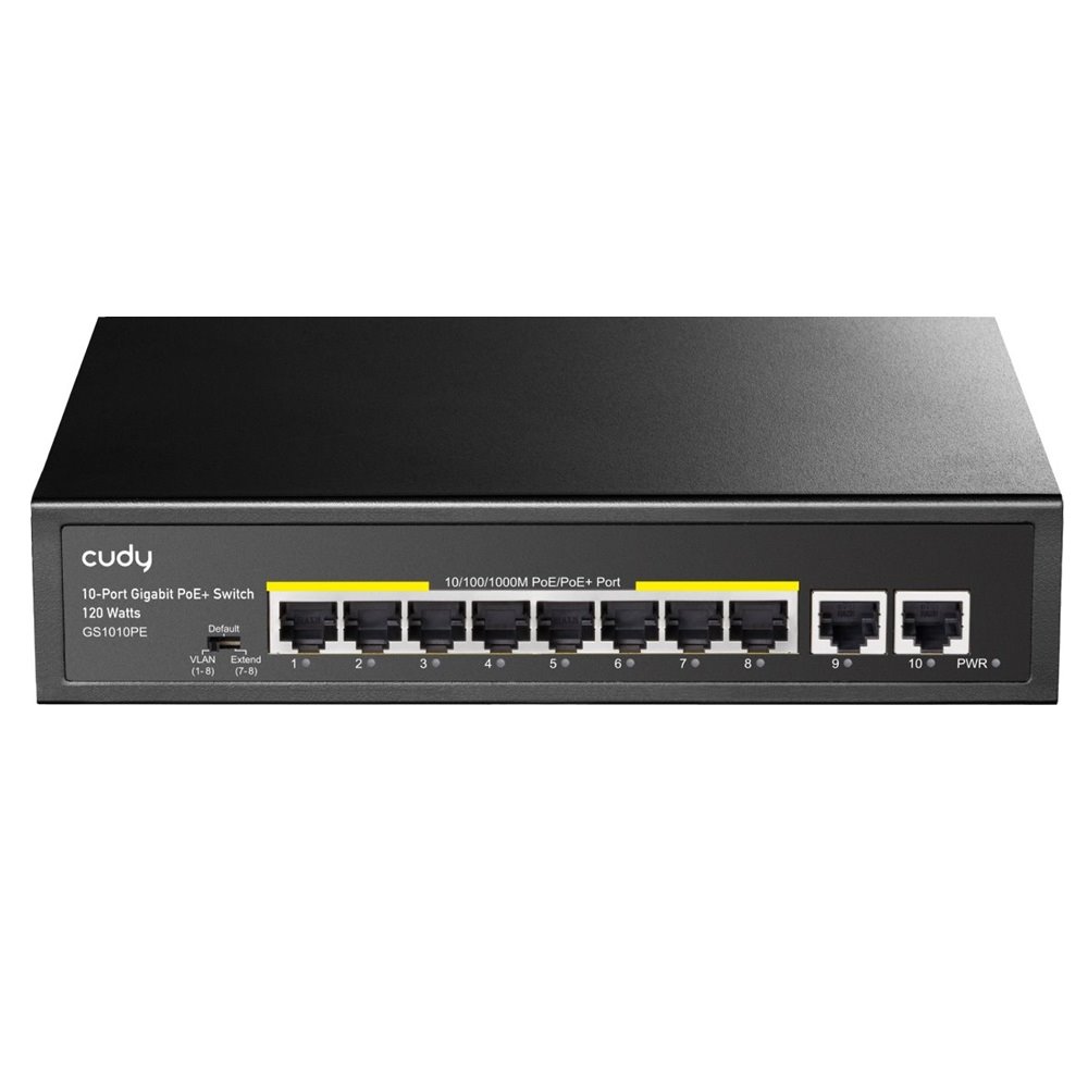 Cudy GS1010PE Gigabit PoE Switch, 120W