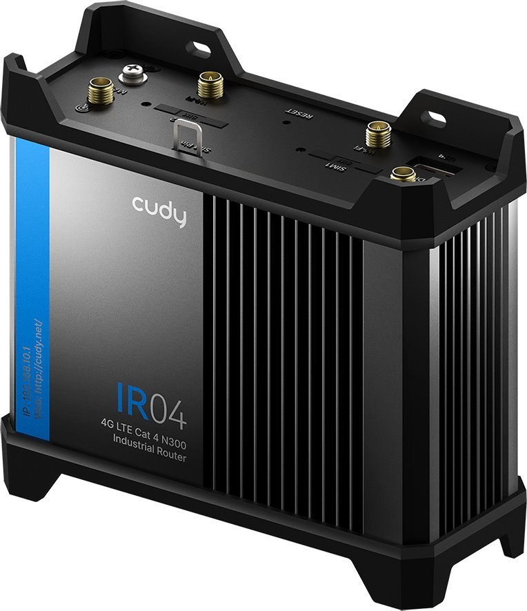 Cudy IR04 4G LTE Průmyslový Wi-Fi Router, RS-232/RS-485