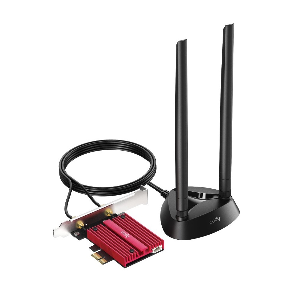 Cudy WE4000 Tri-Band Wi-Fi 6E a Bluetooth PCI express adaptér