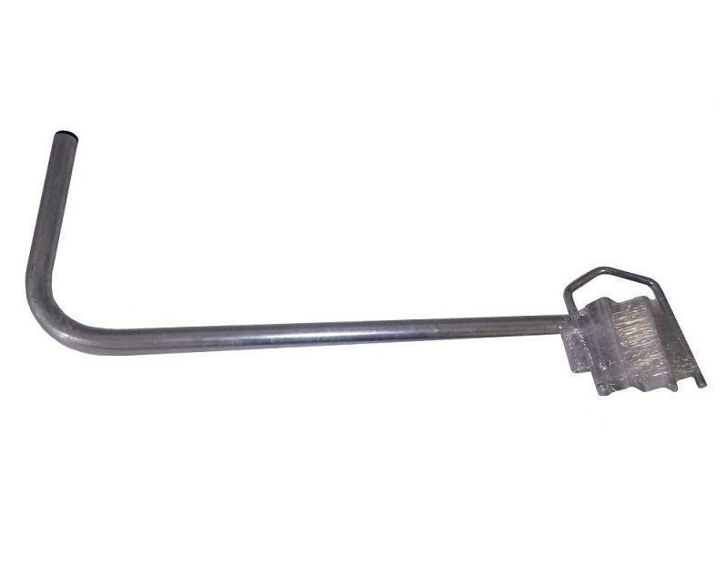 Držák na stožár 70/25cm, půlený s vinklem, na stožár 25-89mm, trubka 28/2mm, žárově zinkovaný