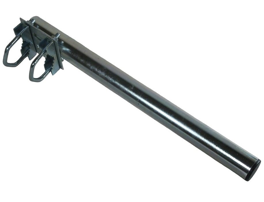 Držák na stožár, svislé i vodorovné uchycení, 60 cm, žárový, p. 35mm, 2x třmen