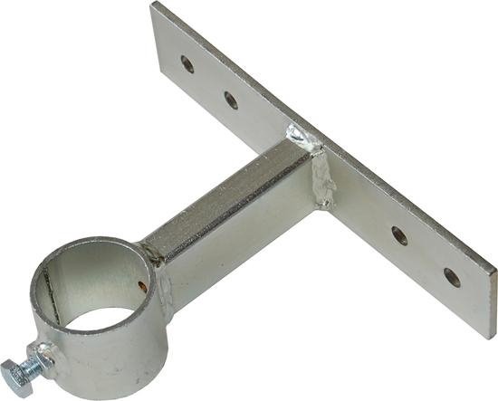 Držák pro upev. stožáru p.42mm, odsazení 10cm, pás. 24cm, šroub