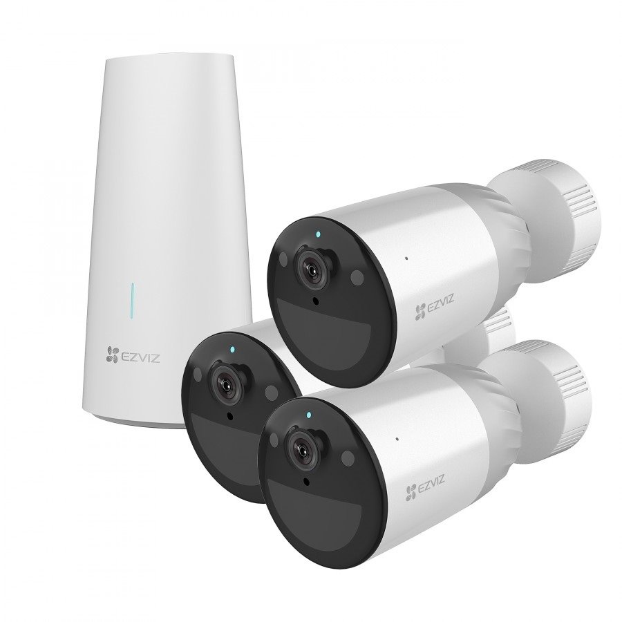 Ezviz BC1-B3 3x IP kamera na baterii + řídící jednotka
