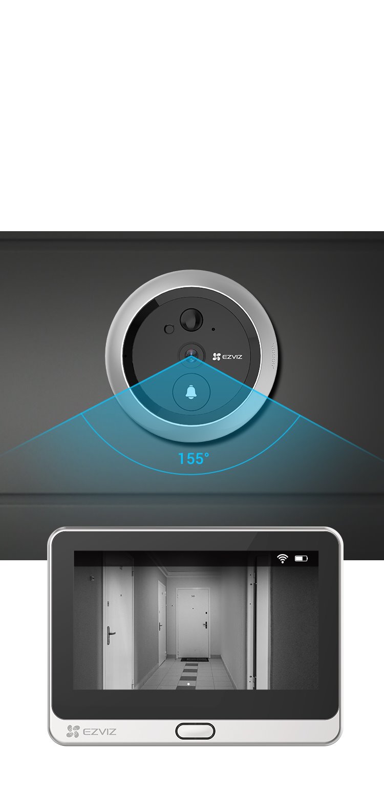 Ezviz DP2C Dveřní Videotelefon - CS-DP2C-A0-6E2WPFBS | ABCTECH ...