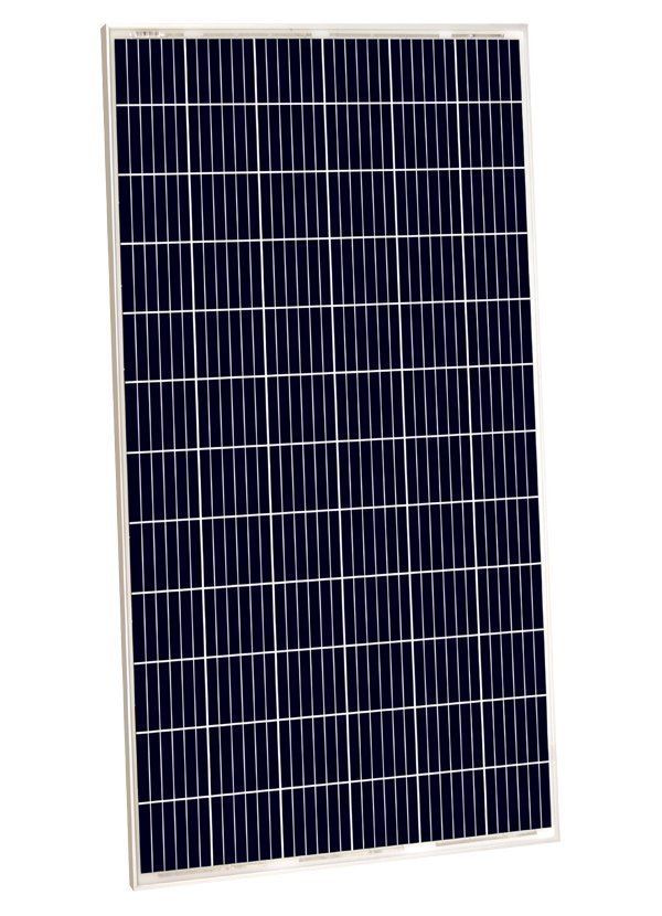 Fotovoltaický solární panel ELERIX 290Wp poly, 60 článků, IP68, 3,2mm tvrzené sklo, stříbrno-modrý