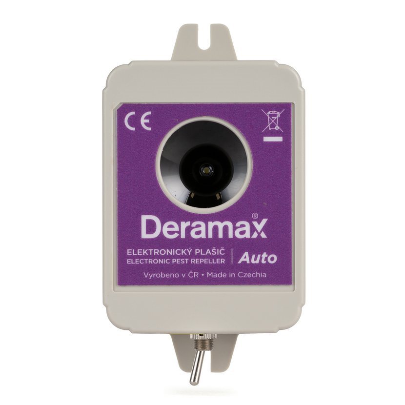 Ultrazvukový odpuzovač plašič kun a hlodavců do auta, DERAMAX AUTO