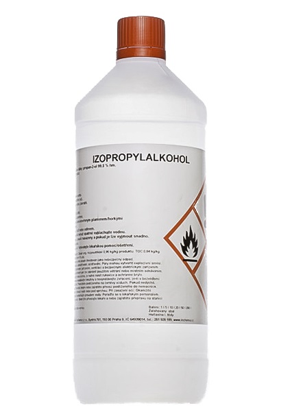 Isopropylalkohol IPA 99,9 %, odmašťovač povrchu, (1000 ml)