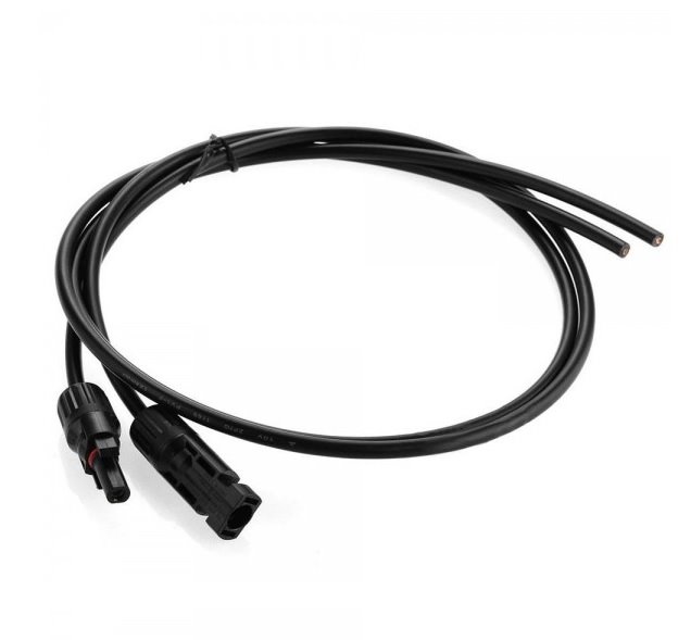 Kabely solární jednostranné, 1x MC4 konektor (1pár), délka 20cm, 6mm2