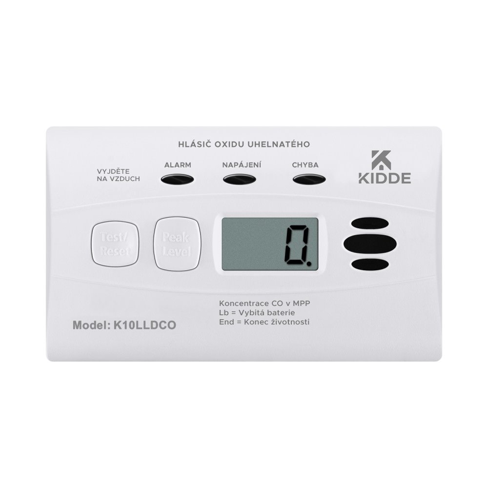 Kidde K10LLDCO detektor CO, odolný proti vlhkosti