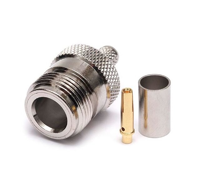Konektor N female na RG155, RF240 (6 mm)