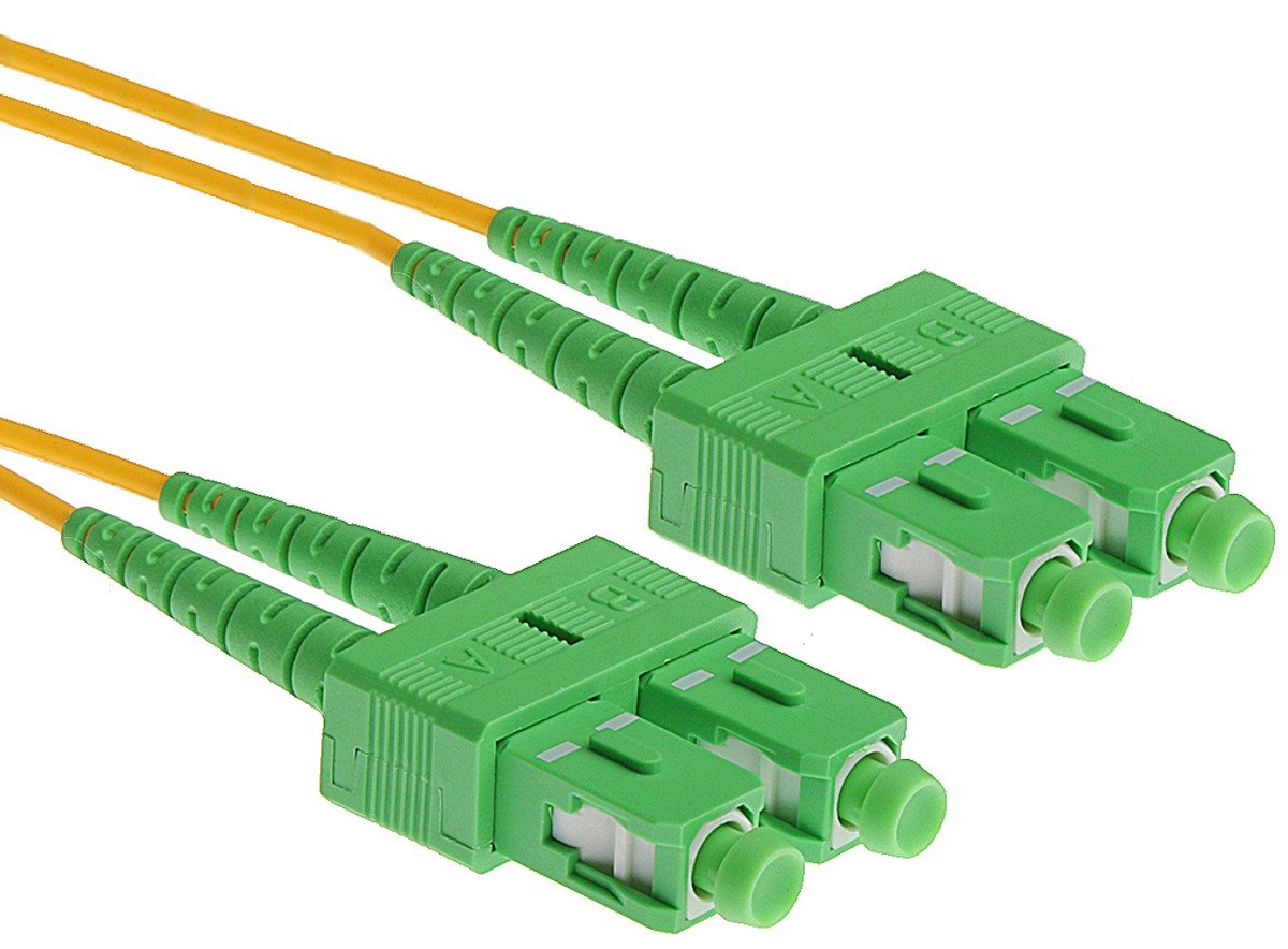 Masterlan optický patch cord, SCapc/SCapc, Duplex, Singlemode 9/125, 10m