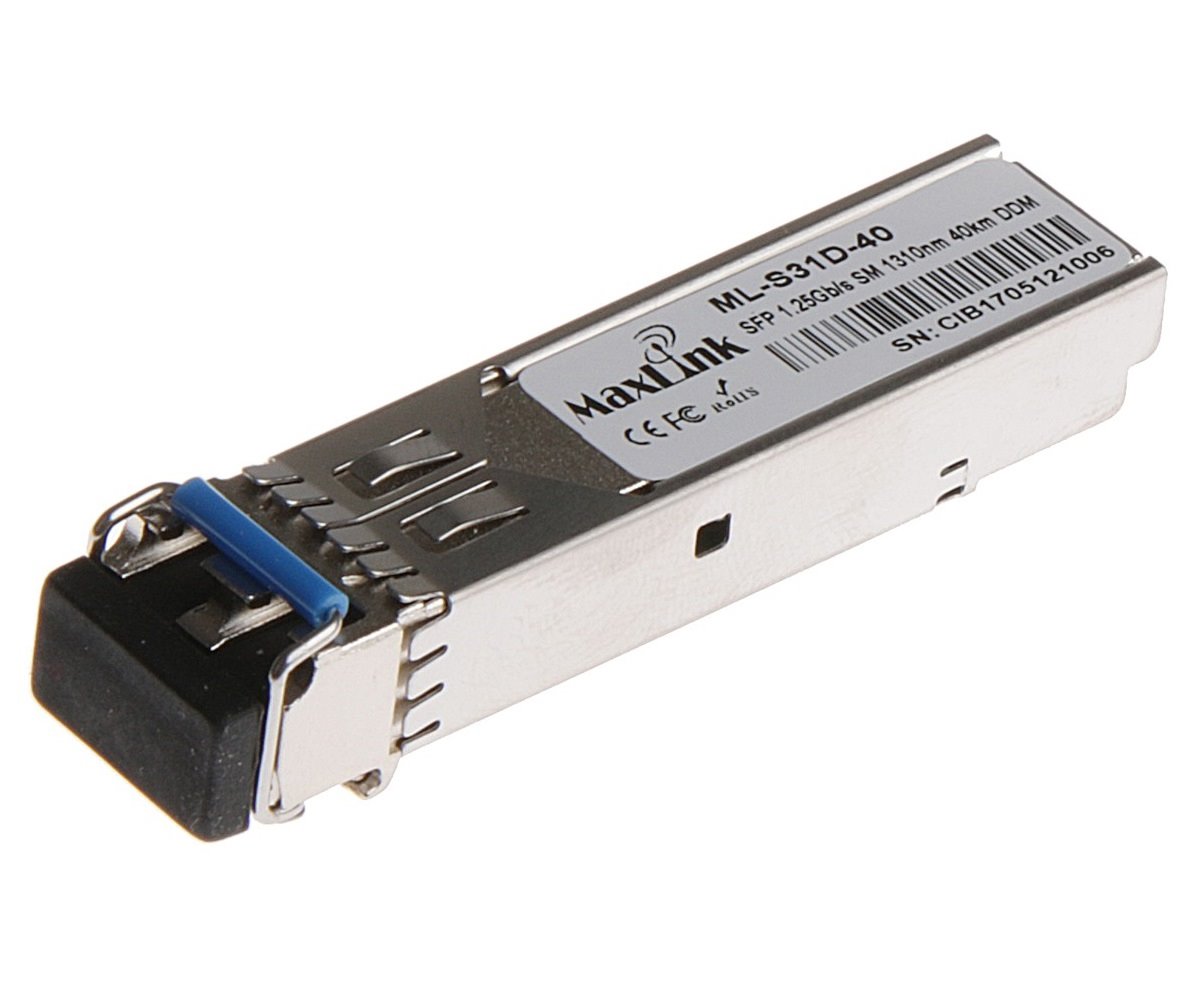 MaxLink 1.25G SFP optický modul, SM, 1310nm, 40km, 2x LC konektor, DDM