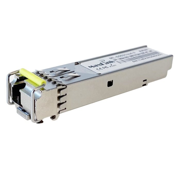 MaxLink 1.25G SFP optický modul, WDM(BiDi), SM, Tx 1550/Rx1310nm, 3km, průmyslový -40C+85C, 1x LC konektor, DDM