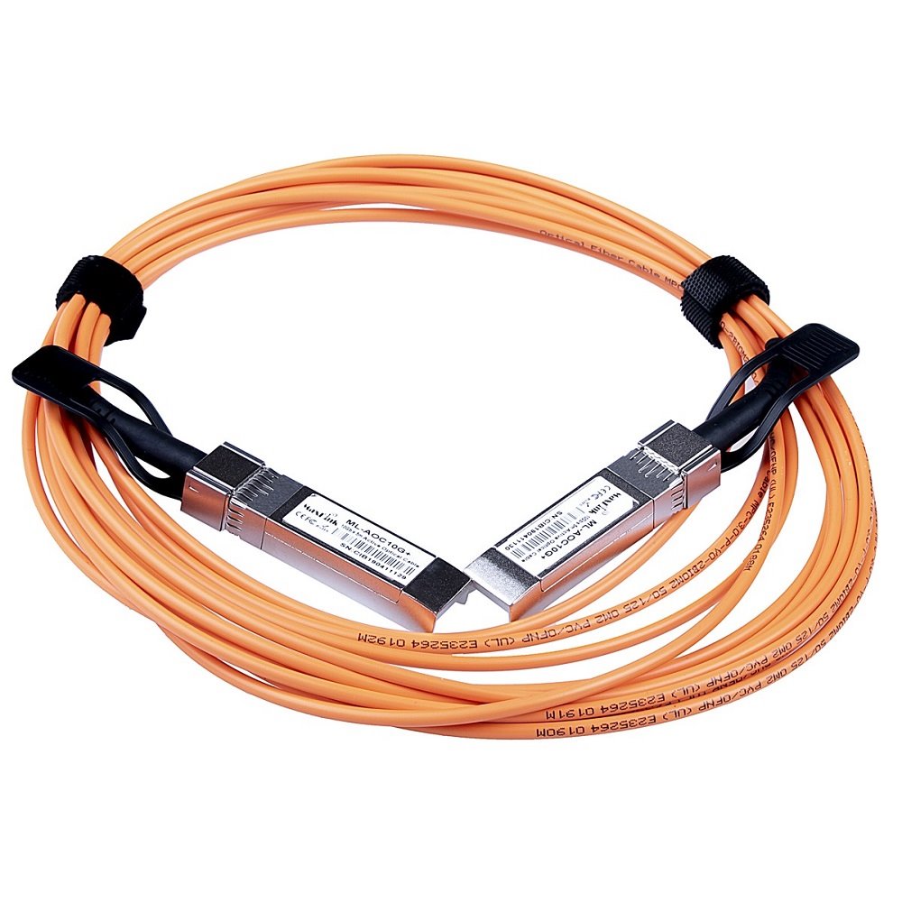 MaxLink 10G SFP+ AOC optický kabel, aktivní, DDM, 10m