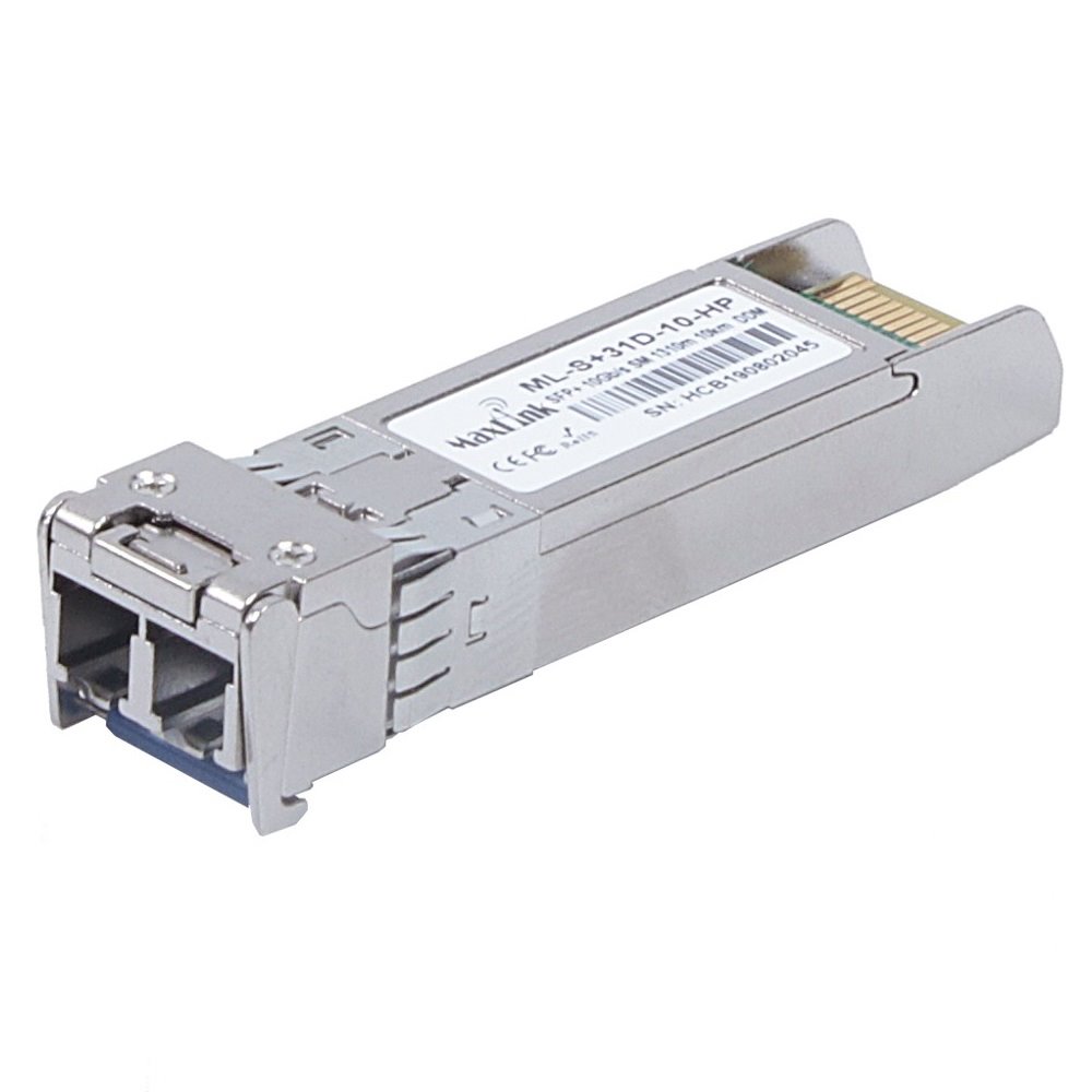 MaxLink 10G SFP+ optický HP modul, SM, 1310nm, 10km, 2x LC konektor, DDM, HP kompatibilní